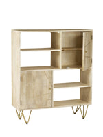 Light Gold Display Cabinet - Rogey