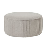 Lily Swivel Ottoman In Oatmeal Twill - Rogey