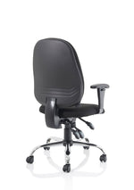 Lisbon Medium Back Task Operator Office Chair with Height Adjustable Arms - Rogey