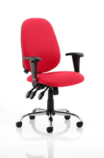 Lisbon Medium Back Task Operator Office Chair with Height Adjustable Arms - Rogey