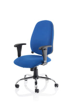 Lisbon Medium Back Task Operator Office Chair with Height Adjustable Arms - Rogey