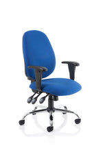 Lisbon Medium Back Task Operator Office Chair with Height Adjustable Arms - Rogey