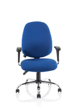 Lisbon Medium Back Task Operator Office Chair with Height Adjustable Arms - Rogey