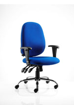 Lisbon Medium Back Task Operator Office Chair with Height Adjustable Arms - Rogey