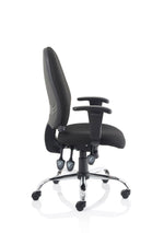 Lisbon Medium Back Task Operator Office Chair with Height Adjustable Arms - Rogey