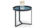 Loft Lamp Table - Smoked Glass - Rogey