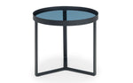 Loft Lamp Table - Smoked Glass - Rogey