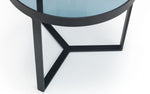 Loft Lamp Table - Smoked Glass - Rogey