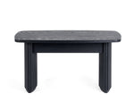 Louis Fluted Compact Coffee Table - Black - Rogey