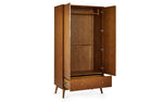 Lowry 2 Door 1 Drawer Wardrobe - Rogey