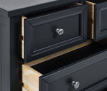 Maine 3 + 2 Drawer Chest - Anthracite - Rogey