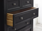 Maine 3 + 2 Drawer Chest - Anthracite - Rogey