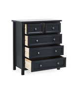 Maine 3 + 2 Drawer Chest - Anthracite - Rogey