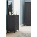 Maine 3 + 2 Drawer Chest - Anthracite - Rogey