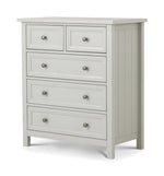 Maine 3 + 2 Drawer Chest - Dove Grey - Rogey