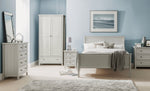 Maine 3 Drawer Bedside - Dove Grey - Rogey