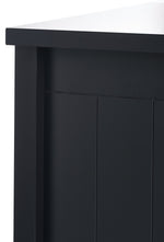 Maine 3 Drawer Wide Chest - Anthracite - Rogey