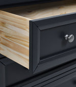 Maine 3 Drawer Wide Chest - Anthracite - Rogey