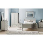 Maine 3 Drawer Wide Chest - Dove Grey - Rogey