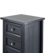 Maine 5 Drawer Tall Chest - Anthracite - Rogey