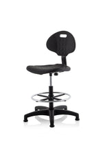 Malaga Polyurethane Medium Back Hi Rise Draughtsman Task Operator Office Chair - Rogey