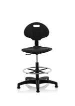 Malaga Polyurethane Medium Back Hi Rise Draughtsman Task Operator Office Chair - Rogey