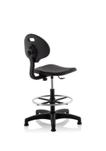 Malaga Polyurethane Medium Back Hi Rise Draughtsman Task Operator Office Chair - Rogey