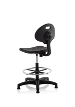 Malaga Polyurethane Medium Back Hi Rise Draughtsman Task Operator Office Chair - Rogey