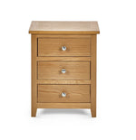 Mallory 3 Drawer Bedside - Rogey