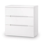 Manhattan 3 Drawer Chest - White - Rogey