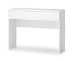 Manhattan Dressing Table With 2 Drawers - White - Rogey