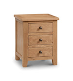 Marlborough 3 Drawer Bedside - Rogey