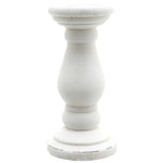 Matt White Ceramic Candle Holder - Rogey