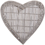 Medium Heart Wicker Wall Art - Rogey