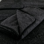 Merino Wool Blanket 130x170 - Black - Rogey