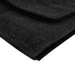 Merino Wool Blanket 130x170 - Black - Rogey