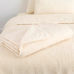 Merino Wool Blanket - 220x200 Natural - Rogey