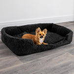 Merino Wool Pet Bed - black - 60 x 90cm - Rogey