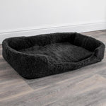 Merino Wool Pet Bed - black - 60 x 90cm - Rogey