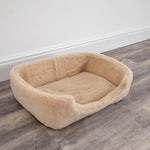 Merino Wool Pet Bed - cappucino - 60 x 40cm - Rogey