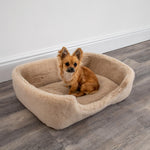 Merino Wool Pet Bed - cappucino - 60 x 40cm - Rogey