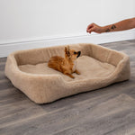 Merino Wool Pet Bed - cappucino - 60 x 90cm - Rogey