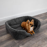 Merino Wool Pet Bed - grey - 60 x 40cm - Rogey