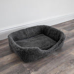 Merino Wool Pet Bed - grey - 60 x 40cm - Rogey