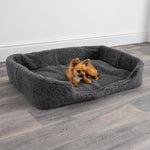 Merino Wool Pet Bed - grey - 60 x 90cm - Rogey