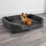 Merino Wool Pet Bed - grey - 60 x 90cm - Rogey