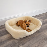 Merino Wool Pet Bed - natural (white) - 60 x 40cm - Rogey