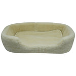 Merino Wool Pet Bed - natural (white) - 60 x 40cm - Rogey