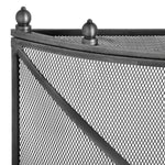 Mesh Fireguard in Antique Pewter Effect Finish - Rogey