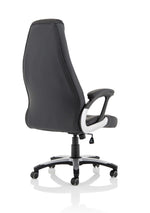 Metropolis High Back Black Leather Executive Office Chair - Rogey